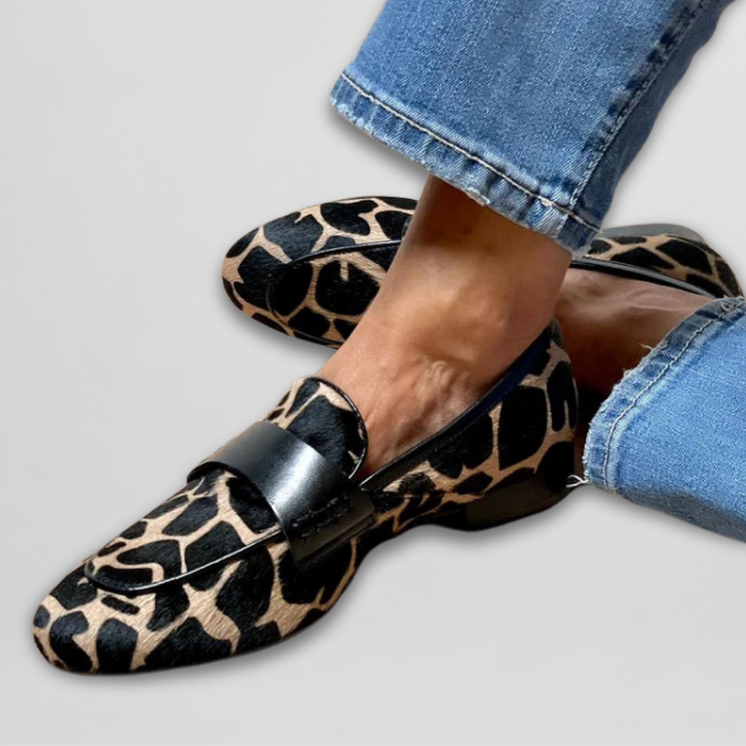 Priszilla | Mocasín de Estampado Animal